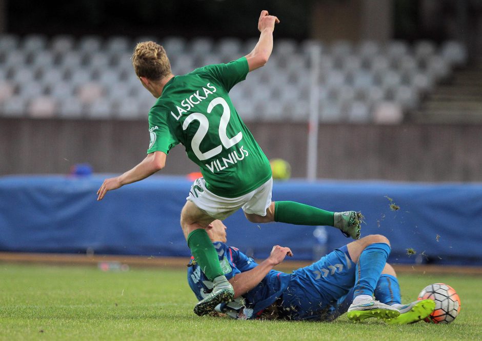 Lietuvos futbolo A lygos lyderis į „Stumbro“ vartus įmušė penkis įvarčius