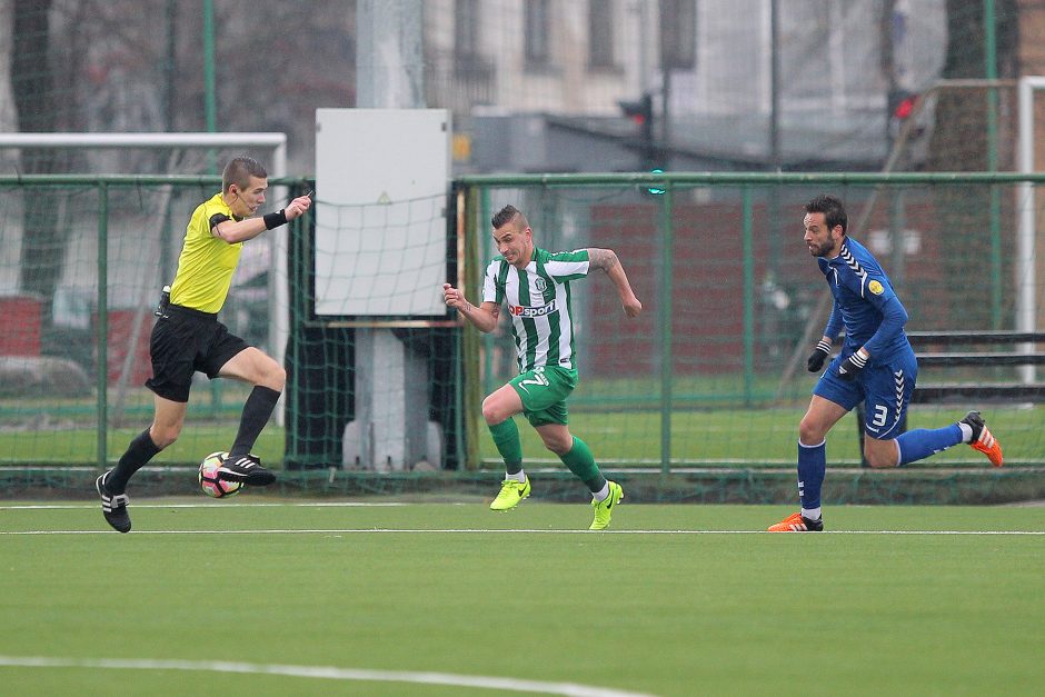 „Žalgiris“ nugalėjo „Stumbrą“, D. Šernas pajuto įvarčių skonį