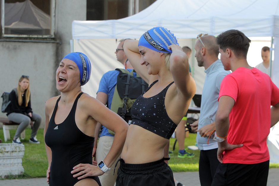 Pirmajame Kauno triatlone susirinko beveik 150 dalyvių