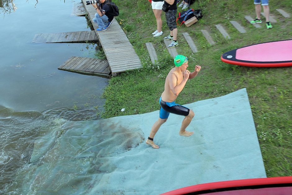 Pirmajame Kauno triatlone susirinko beveik 150 dalyvių