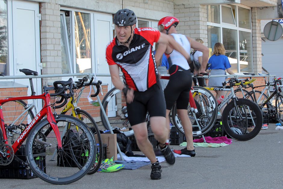 Pirmajame Kauno triatlone susirinko beveik 150 dalyvių