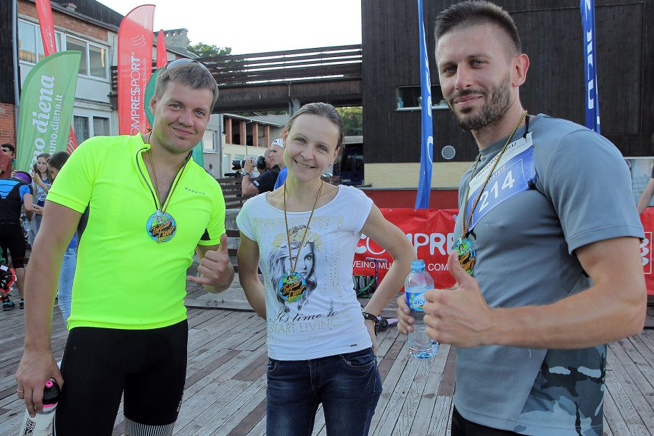 Pirmajame Kauno triatlone susirinko beveik 150 dalyvių