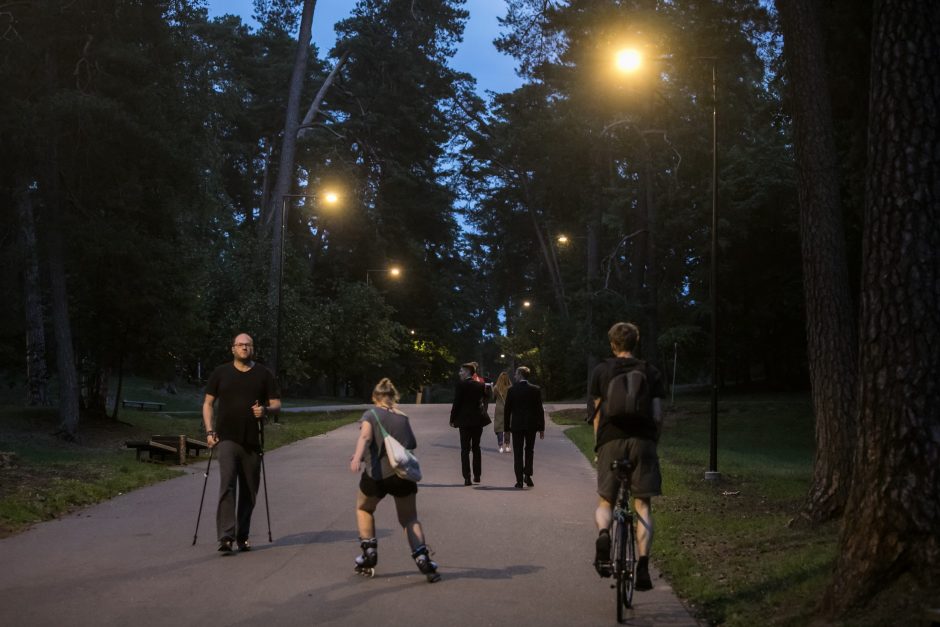 Pagaliau nušvito ilgus metus tamsoje skendėję Vingio parko takai