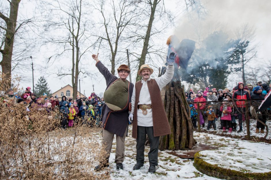 Užgavėnių šventė Kauno botanikos sode 