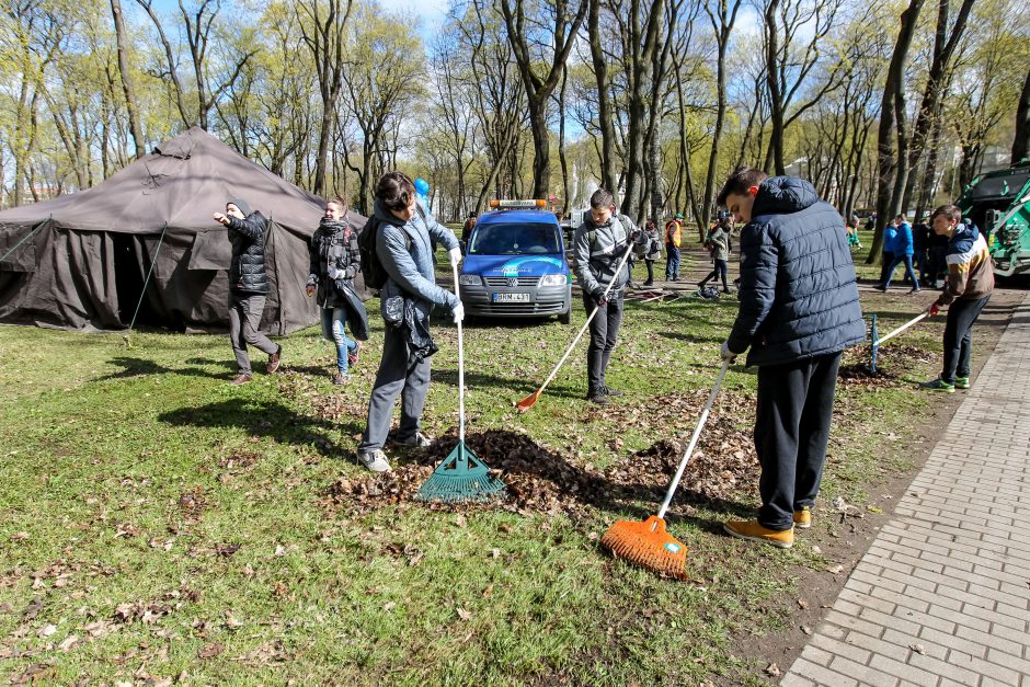 Į talką susirinko daugiau kauniečių, nei tikėtasi 