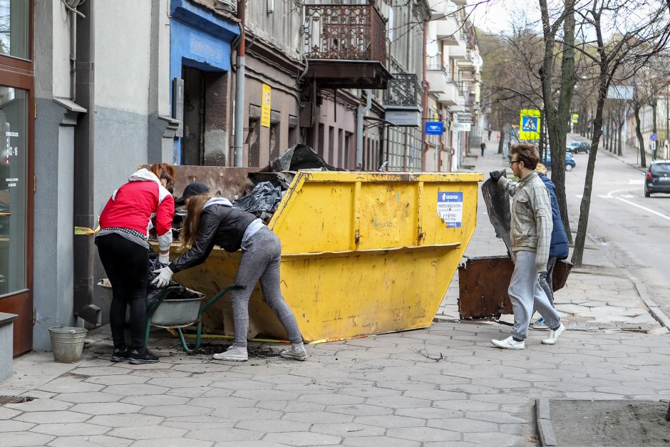 Į talką susirinko daugiau kauniečių, nei tikėtasi 