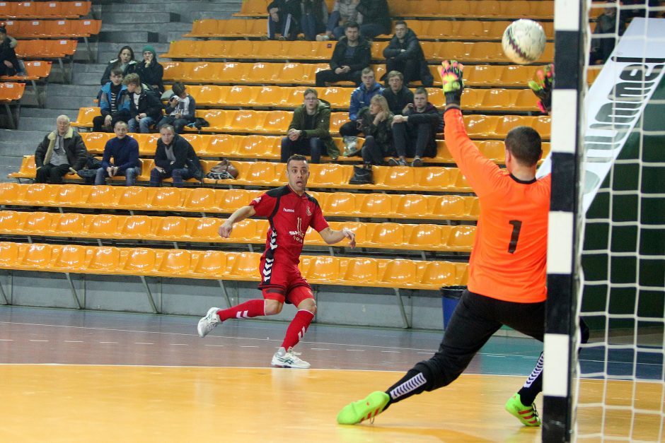 Salės futbolas: „Vytis“ – „Baltija“ 5:2