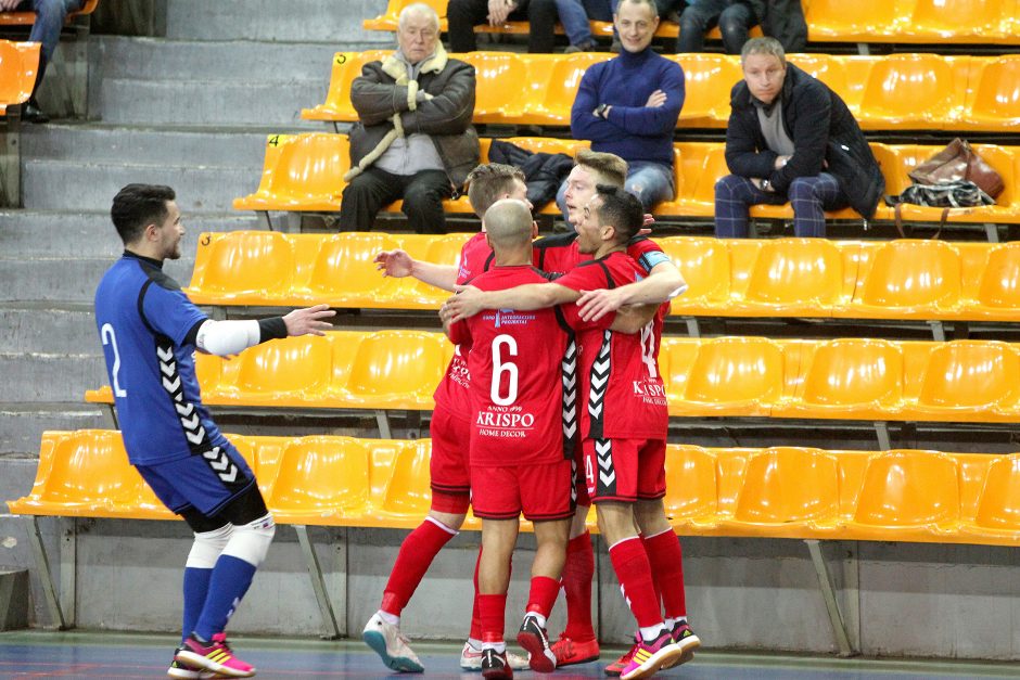 Salės futbolas: „Vytis“ – „Baltija“ 5:2