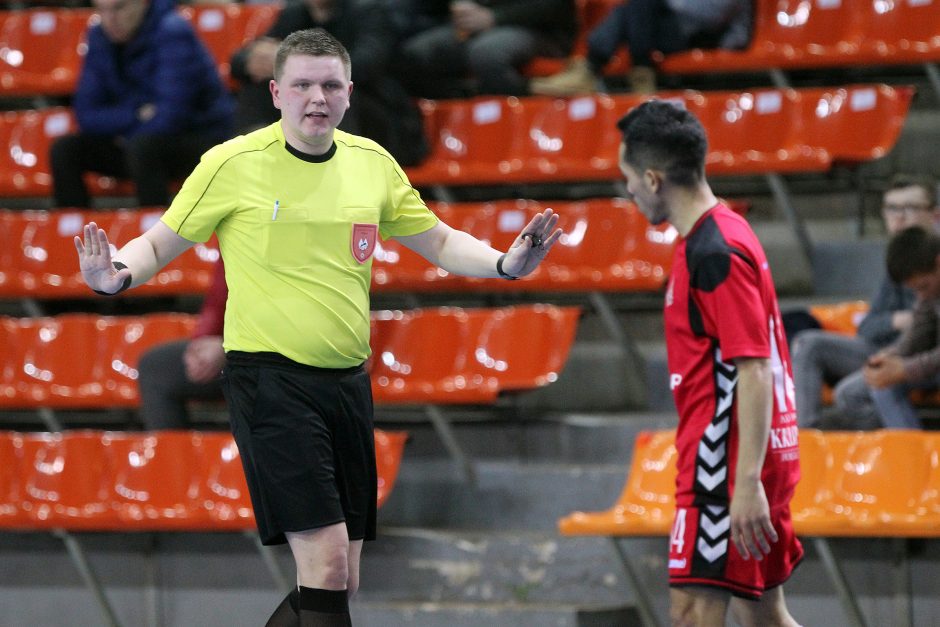 Salės futbolas: „Vytis“ – „Baltija“ 5:2