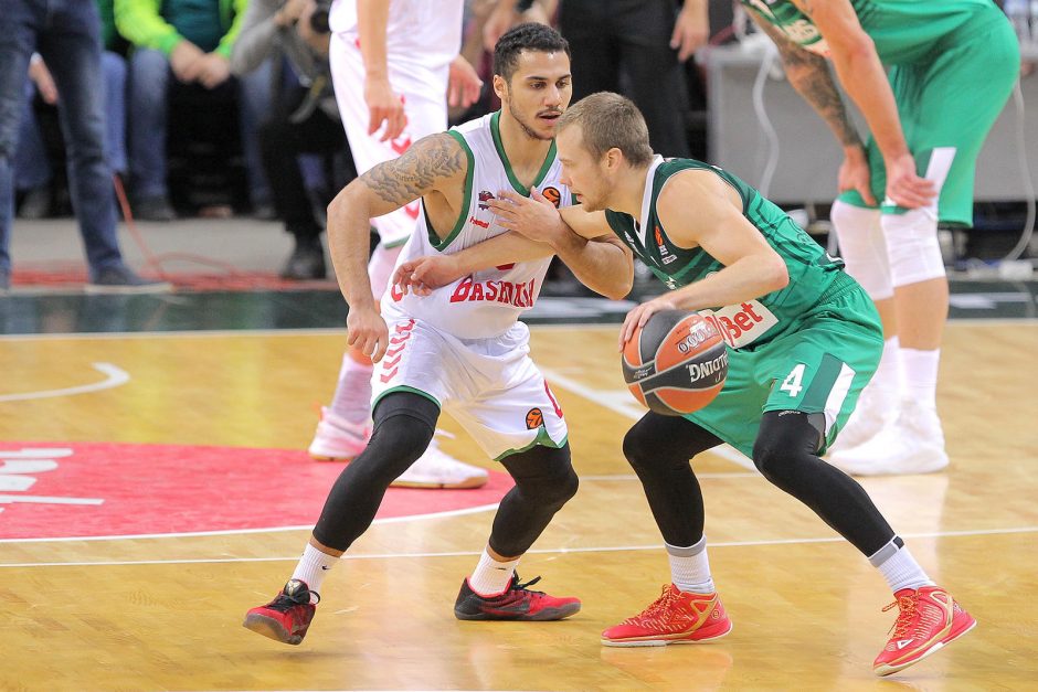 Eurolyga: „Žalgiris“ – Vitorijos „Baskonia“ 78:73