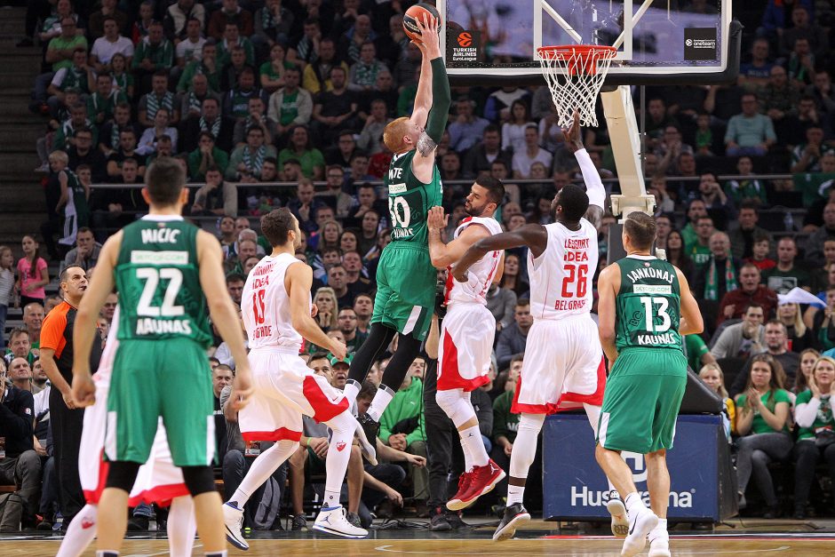 Eurolyga: „Žalgiris“ – „Crvena zvezda“ 78:76