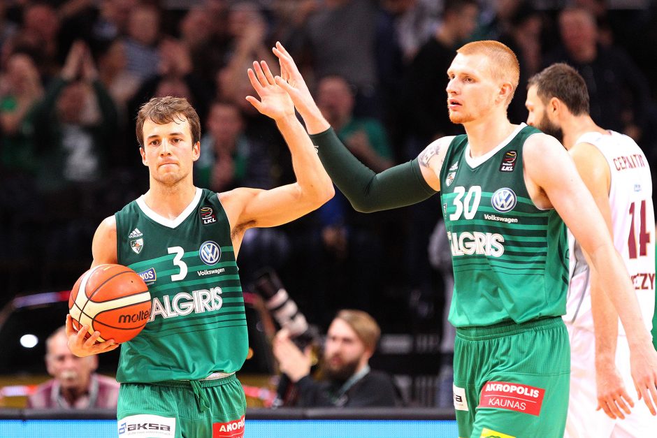 „Žalgiris“ išrašė pirmąjį pralaimėjimą „Lietkabelio“ komandai