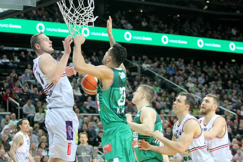 „Žalgiris“ ketvirtą kartą šį sezoną įveikė „Lietuvos rytą“