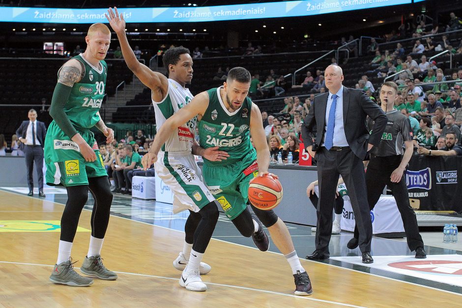 LKL ketvirtfinalis: „Žalgiris“ – „Nevėžis“ 95:70