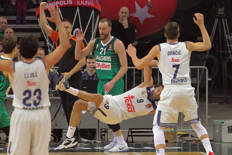 Eurolyga: „Žalgiris“ - Madrido „Real“ 59:74