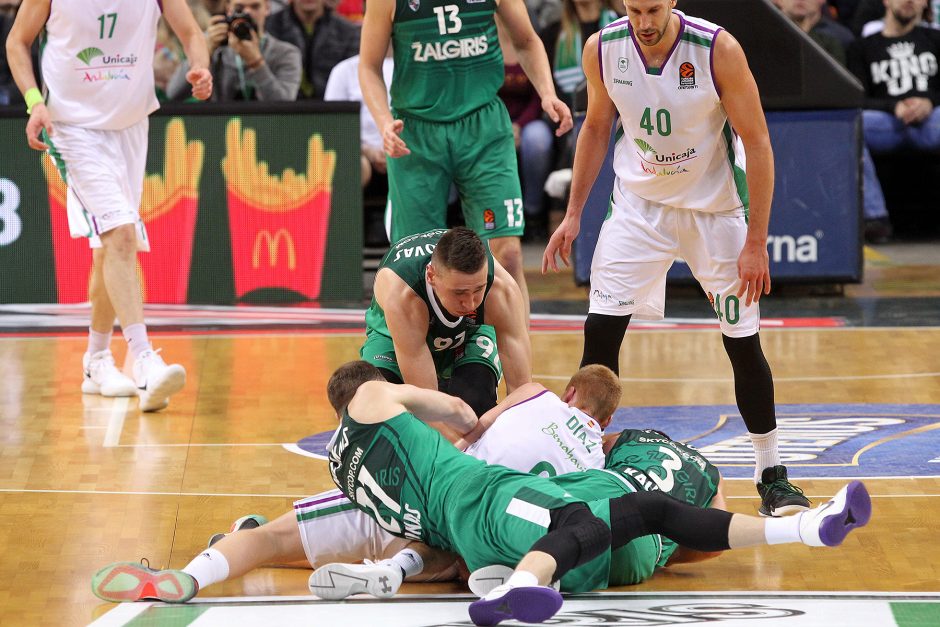  Dar viena drama – „Žalgiris“ paskutinėmis sekundėmis įveikė „Unicaja“