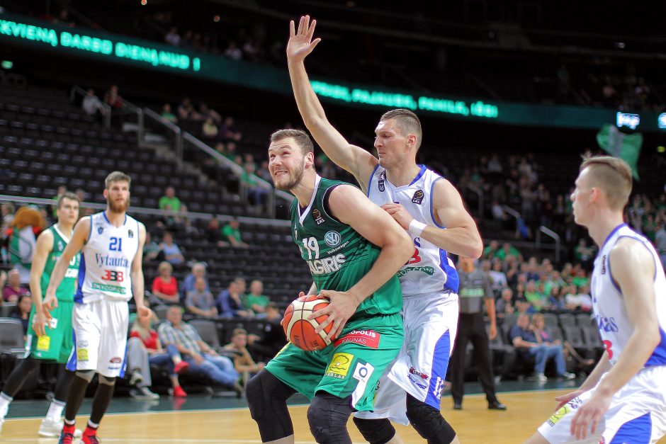 LKL: Kauno „Žalgiris“ sutriuškino „Vytautą“