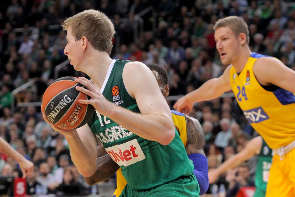 Eurolyga: „Žalgiris“ – „Maccabi“ 74:87