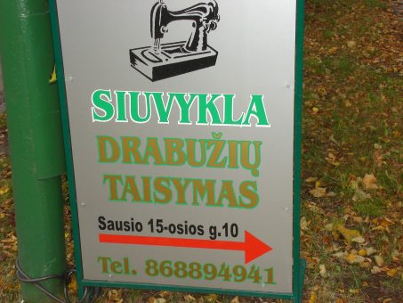 Skelbimas - KOKYBIŠKAS ĮVAIRIŲ DRABUŽIŲ TAISYMAS,SIUVIMAS KLAIPĖDOS M.