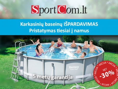 Skelbimas - Karkasiniai baseinai nuo 109 Eur