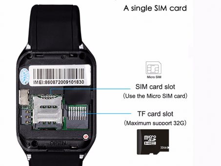 Skelbimas - Puikus laikrodžio-telefono derinys su 8gb kortele