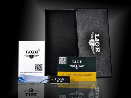Skelbimas - LIGE patrauklus klasikinis 316L laikrodis dėžutėje