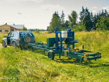 Skelbimas - Mobilus juostinis gateris su obliavimo mechanizmu ir elektronine liniu