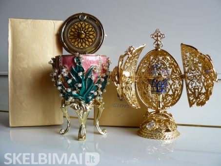 Skelbimas - *** Parduodu garsios "FABERGE" firmos juvelyrikos stebuklą, kiaušinius