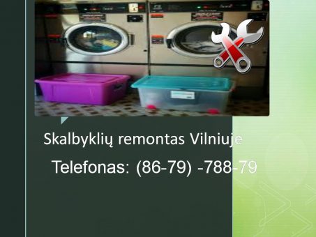 Skelbimas - Skalbykliu remontas Vilniuje 867978879