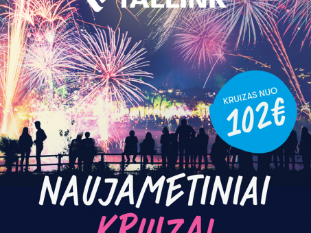 Skelbimas - Naujametinis kruizas Ryga – Stokholmas – Ryga