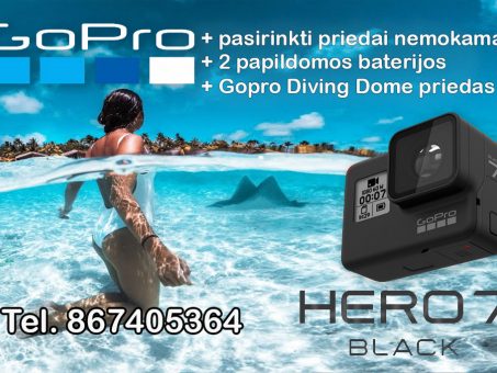 Skelbimas - Nuomoju 7 Gopro Hero Black su priedais