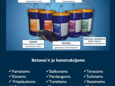 Skelbimas - Hidroizoliacinis priedas į betoną PENETRON ADMIX