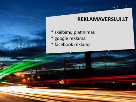 Skelbimas - Reklamos paslaugos internete