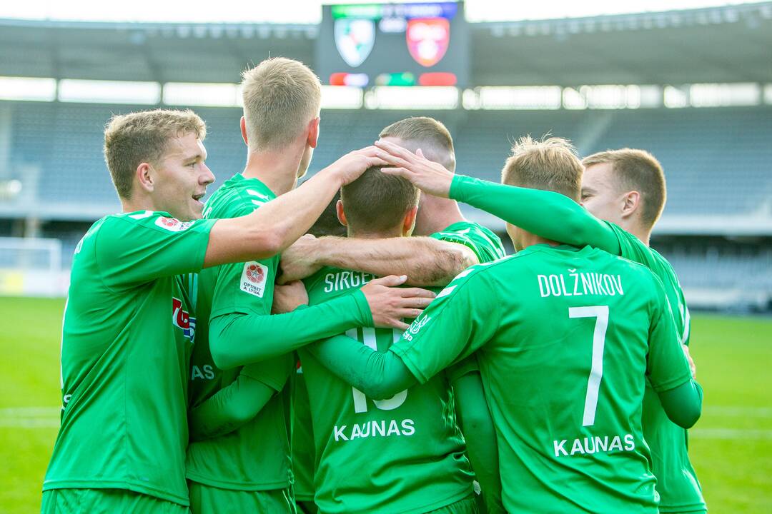 A lyga: „Kauno Žalgiris“ – Gargždų „Banga“ 3:1