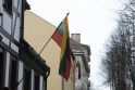 Taisyklės: Lietuvos valstybės atkūrimo dieną vėliavos turi kabėti virš visų namų.
