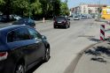 Trikdžiai: Pilies g. šią savaitę vieną parą nebus galima riedėti automobiliams.