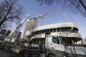 Vyksta: tikimasi, kad Klaipėdos valstybinio muzikinio teatro rekonstrukcija bus baigta jau greitu metu.