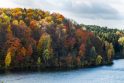 Procesas: ruduo apie save primena nuspalvindamas medžių lapus įvairiomis spalvomis.
