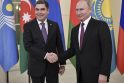 Gurbanguly Berdymuchamedovas ir Vladimiras Putinas