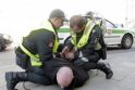 Šiauliuose neblaivus jaunuolis smogė policininkui
