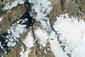 Nuo Grenlandijos ledyno atskilo didžiulis ledkalnis