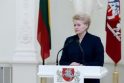 Nuostata: D.Grybauskaitė reikalauja, kad Vyriausybė kompensuotų sumažintas pensijas.