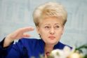 Pasirinkimas: D.Grybauskaitė teigė, kad nepatvirtinus biudžeto nebūtų iš ko mokėti algų ir pensijų.
