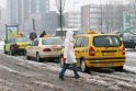 Pokyčiai: nors šiemet buvo šalta ir vėjuota žiema, tačiau miestiečiai nepuolė naudotis taksi paslaugomis.