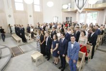 Klaipėdos licėjaus nauja abiturientų laida sužibėjo
