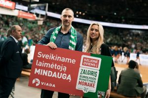 „Žalgirio“ rungtynėse įteiktas „Viados“ akcijos didysis prizas pribloškė šiaulietį