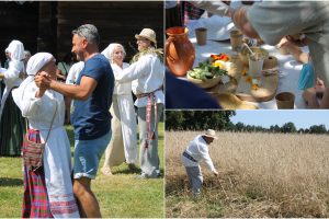 Rumšiškėse nestigo šventinės įvairovės: pasveikinę Onas, priminė ir rugiapjūtės tradicijas