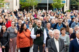 Lietuviai giedojo „Tautišką giesmę“