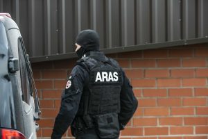 Vilniuje „Aro“ išminuotojai išsigabeno rankinę granatą be sprogdiklio