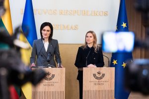 Lietuvoje lankosi Ukrainos Aukščiausiosios Rados vicepirmininkė